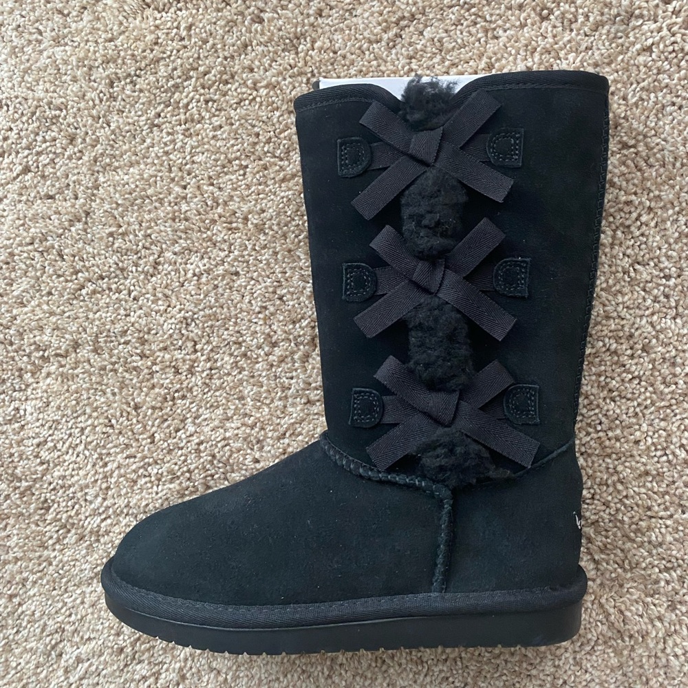 New Koolaburra Uggs Black Bow ties - Picture 4 of 7